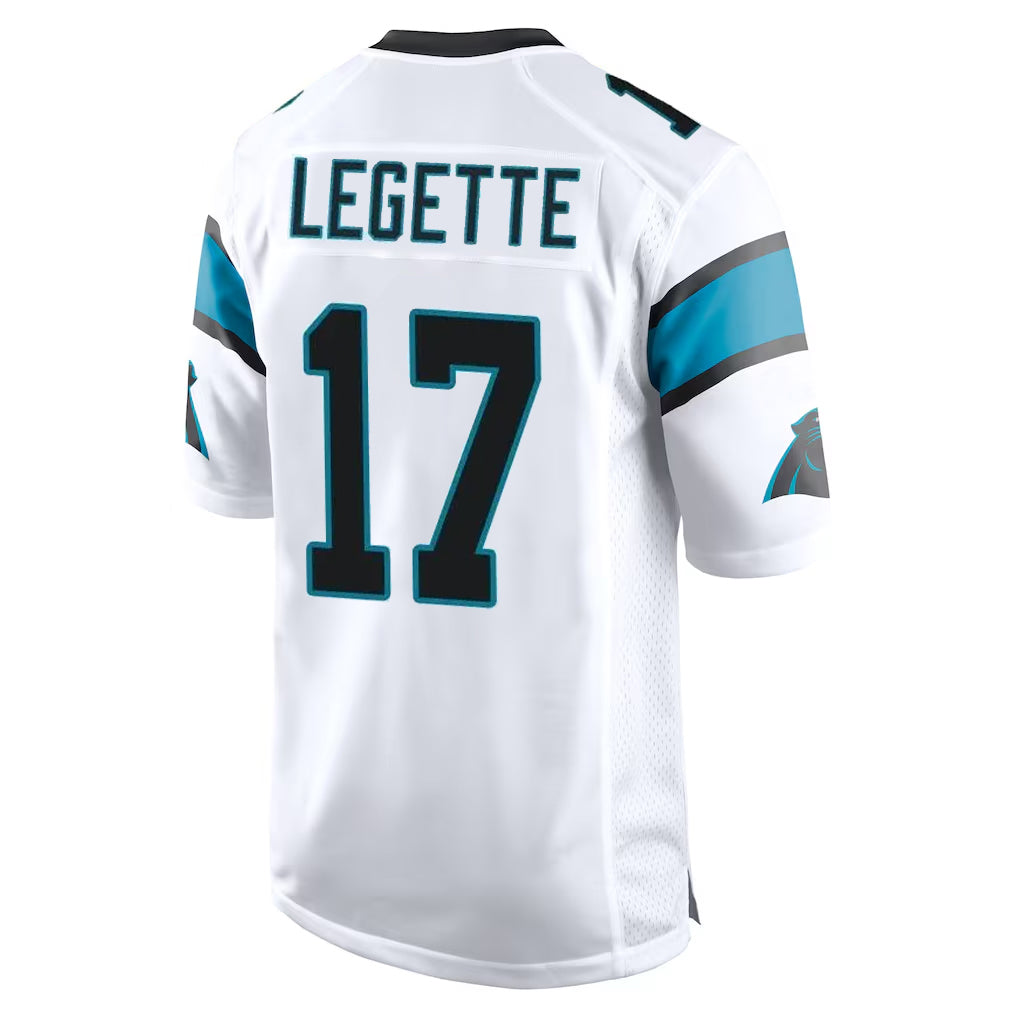 Pkot C.Panthers #17 Xavier Legette Player White Game Stitched Jerseys