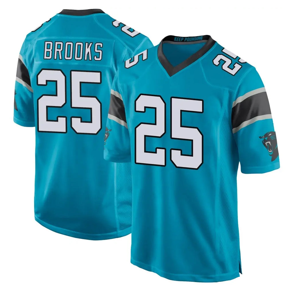 Pkot C.Panthers #25 Jonathon Brooks Player Blue Game Stitched Jerseys