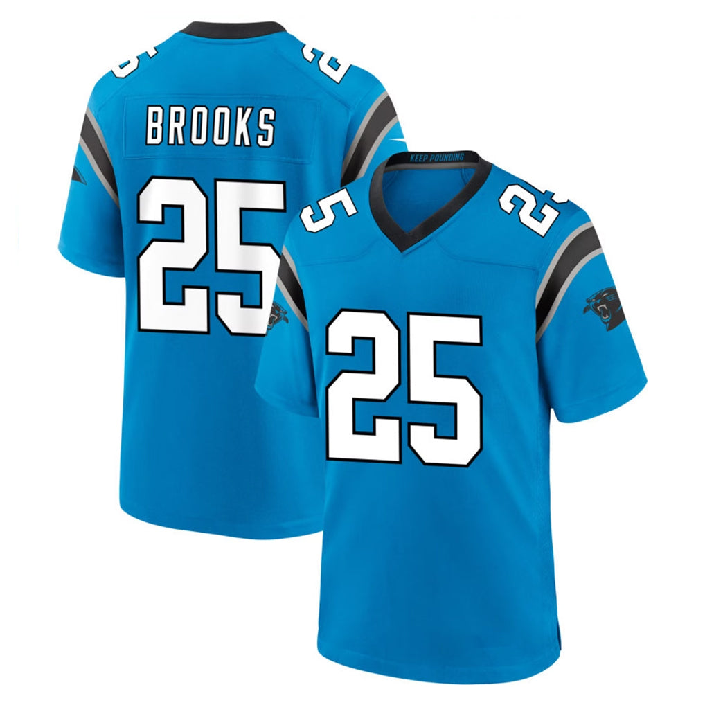 Pkot C.Panthers #25 Jonathon Brooks Player Blue Home Game Stitched Jerseys