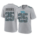 Pkot C.Panthers #25 Jonathon Brooks Player Gray Atmosphere Fashion Game Stitched Jerseys
