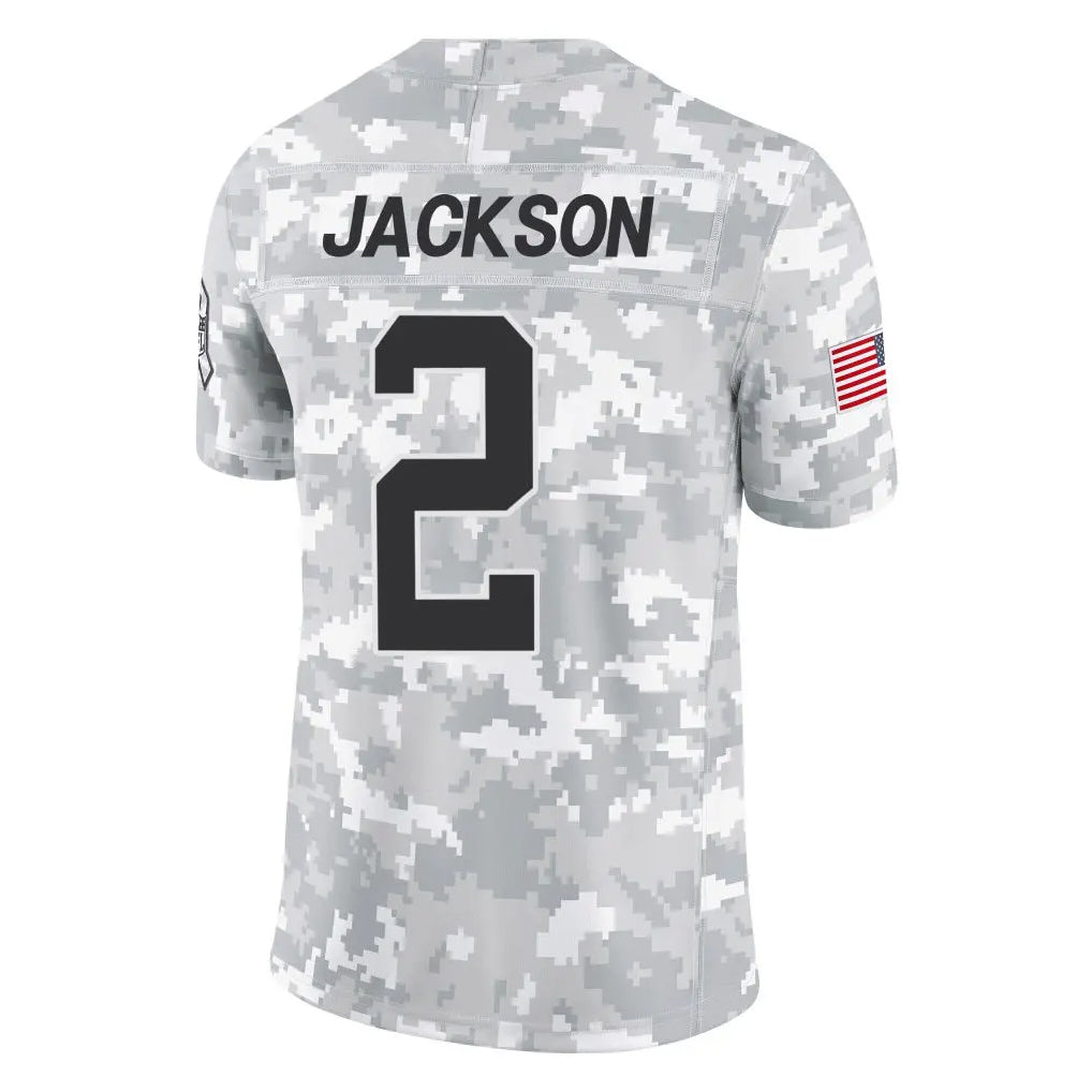 Pkot C.Panthers #2 Michael Jackson Player Arctic Camo Salute to Service Limited Game Stitched Jerseys
