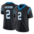 Pkot C.Panthers #2 Mike Jackson Player Black Vapor F.U.S.E. Limited Home Game Stitched Jerseys