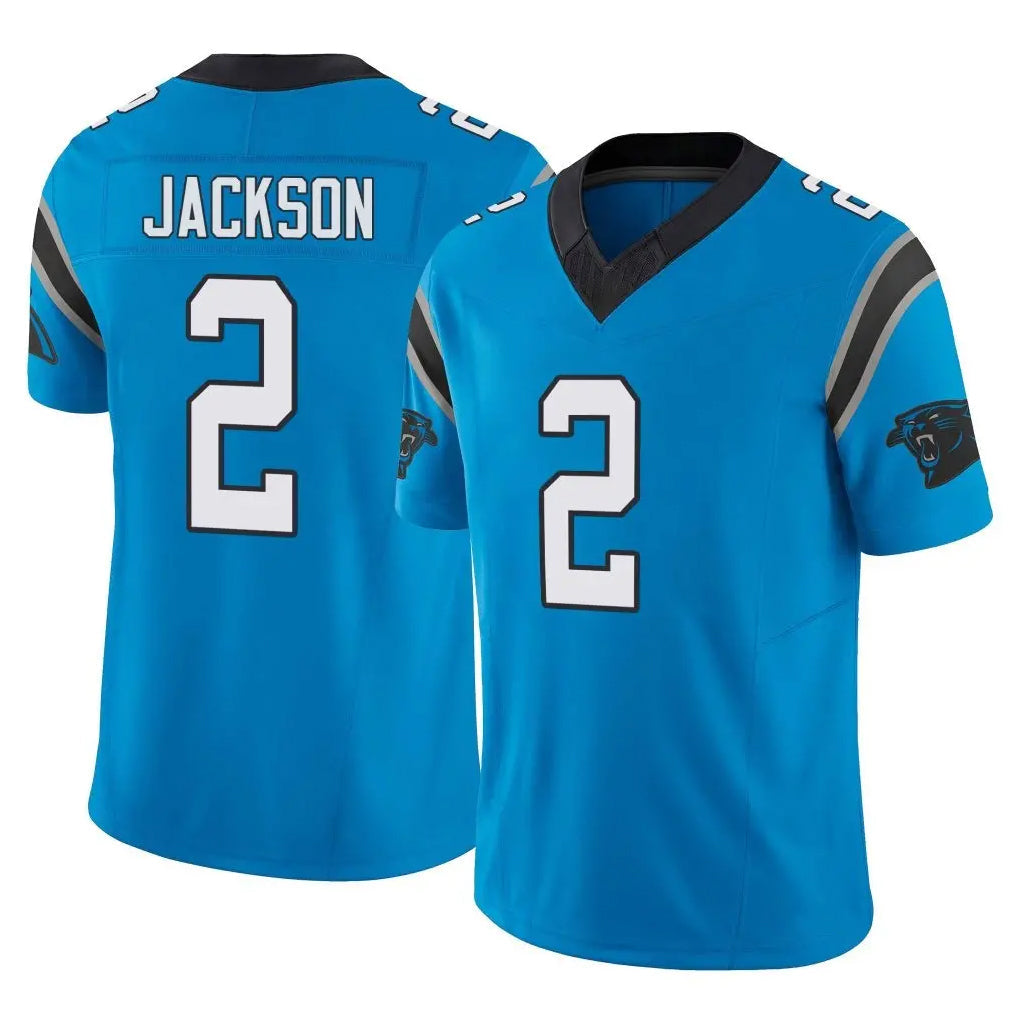 Pkot C.Panthers #2 Mike Jackson Player Blue Vapor F.U.S.E. Limited Home Game Stitched Jerseys