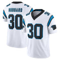 Pkot C.Panthers #30 Chuba Hubbard Player White Vapor F.U.S.E. Limited Home Game Stitched Jerseys