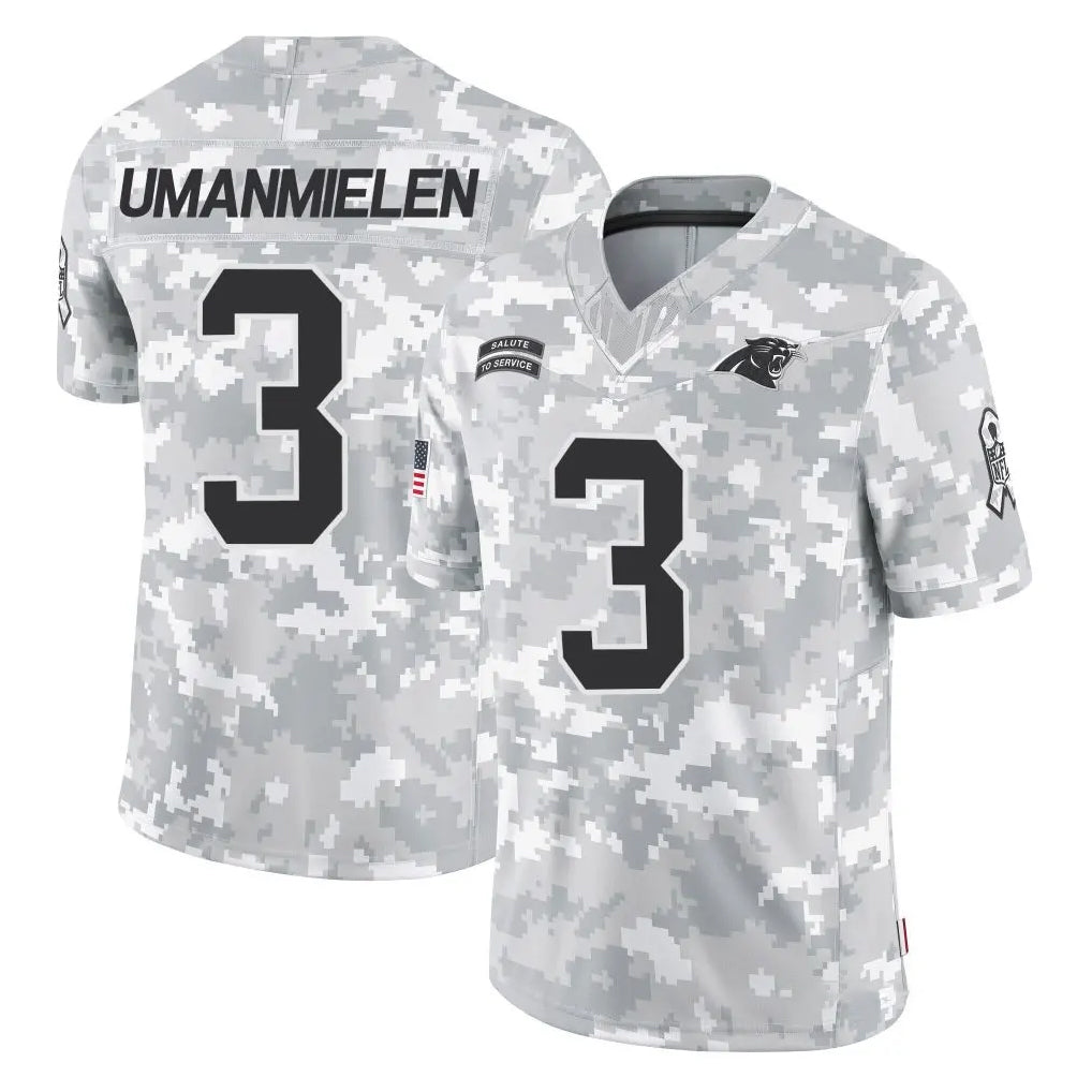 Pkot C.Panthers #3 Princely Umanmielen Player Arctic Camo Salute to Service Limited Game Stitched Jerseys