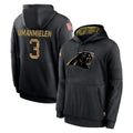 Pkot C.Panthers #3 Princely Umanmielen Player Black Salute to Service Pullover Hoodies Limited Game Stitched Jerseys