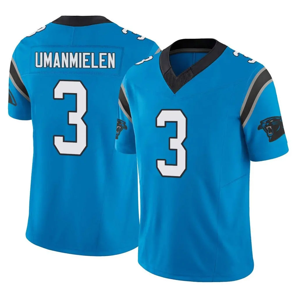 Pkot C.Panthers #3 Princely Umanmielen Player Blue Vapor F.U.S.E. Limited Home Game Stitched Jerseys