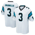 Pkot C.Panthers #3 Princely Umanmielen Player White Game Stitched Jerseys
