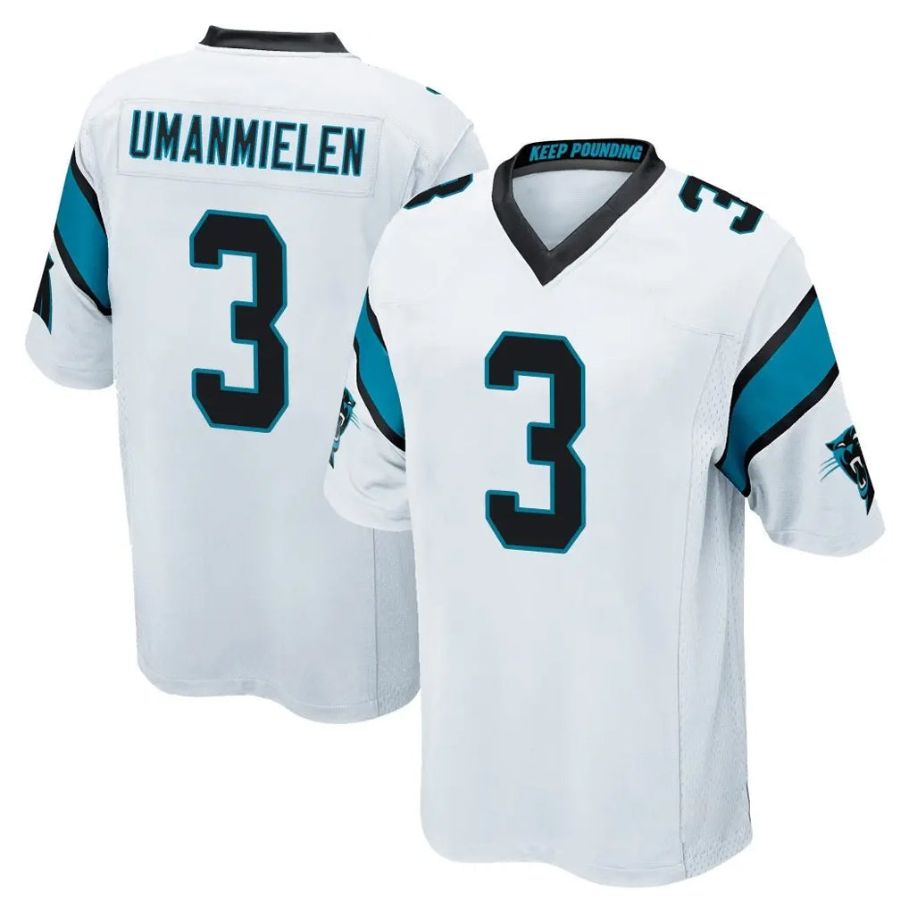 Pkot C.Panthers #3 Princely Umanmielen Player White Vapor Untouchable Limited Game Stitched Jerseys
