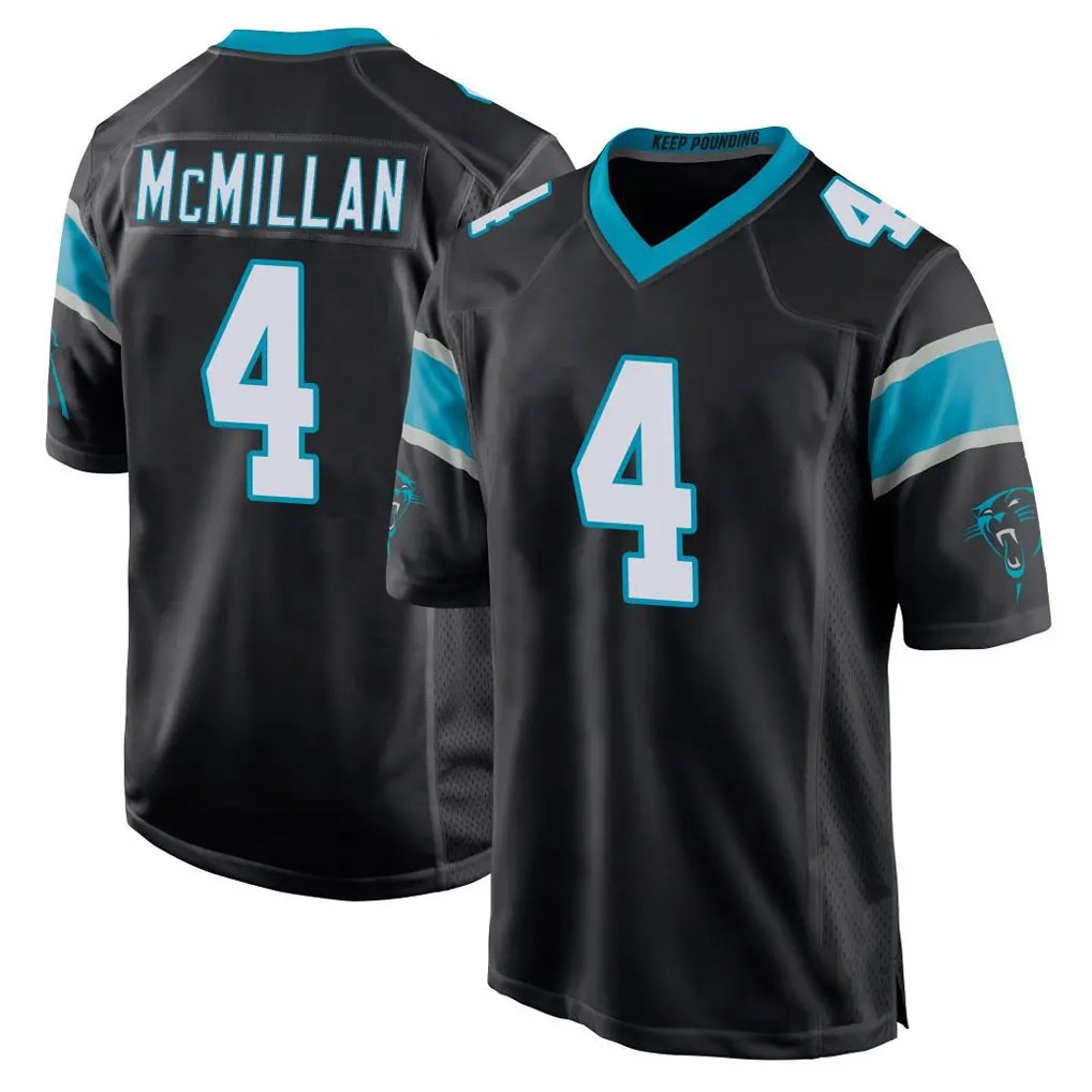 Pkot C.Panthers #4 Tetairoa McMillan Player Black Game Stitched Jerseys
