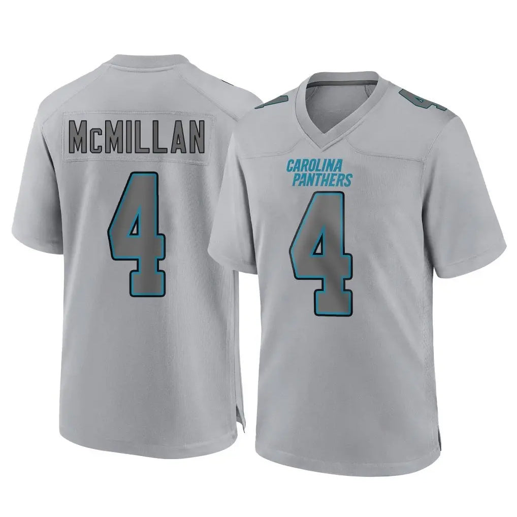 Pkot C.Panthers #4 Tetairoa McMillan Player Gray Atmosphere Fashion Game Stitched Jerseys