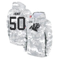 Pkot C.Panthers #50 Robert Hunt Player Arctic Camo Salute to Service Pullover Hoodies Limited Game Stitched Jerseys