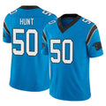 Pkot C.Panthers #50 Robert Hunt Player Blue Vapor F.U.S.E. Limited Home Game Stitched Jerseys