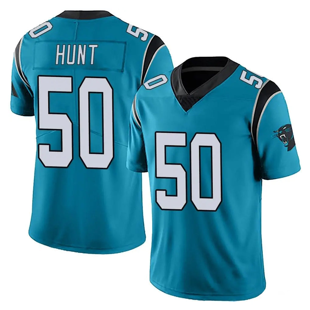 Pkot C.Panthers #50 Robert Hunt Player Blue Vapor Untouchable Limited Game Stitched Jerseys