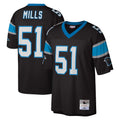 Pkot C.Panthers #51 Sam Mills Player Black Mitchell & Ness Legacy Replica Stitched Jerseys