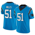 Pkot C.Panthers #51 Sam Mills Player Blue Vapor F.U.S.E. Limited Home Game Stitched Jerseys