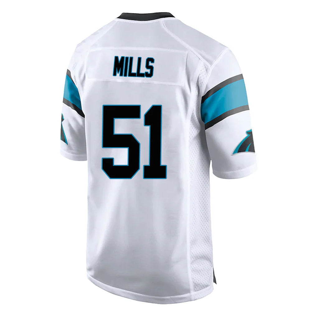 Pkot C.Panthers #51 Sam Mills Player White Game Stitched Jerseys