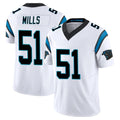 Pkot C.Panthers #51 Sam Mills Player White Vapor F.U.S.E. Limited Home Game Stitched Jerseys