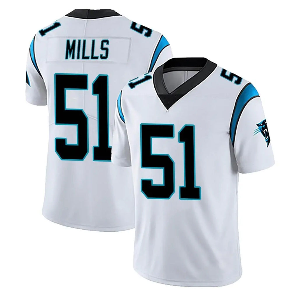 Pkot C.Panthers #51 Sam Mills Player White Vapor Untouchable Limited Game Stitched Jerseys