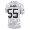 Pkot C.Panthers #55 Devin Lloyd Player Arctic Camo Salute to Service Limited Game Stitched Jerseys