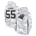 Pkot C.Panthers #55 Devin Lloyd Player Arctic Camo Salute to Service Pullover Hoodies Limited Game Stitched Jerseys