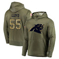 Pkot C.Panthers #55 Devin Lloyd Player Olive Salute to Service Hoodies Stitched Jerseys
