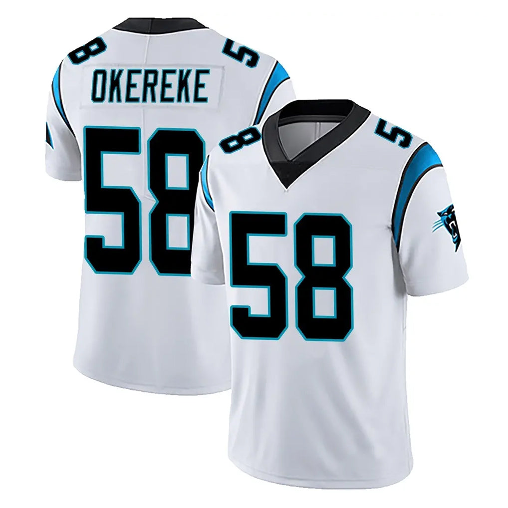 Pkot C.Panthers #58 Bobby Okereke Player White Vapor Untouchable Limited Game Stitched Jerseys