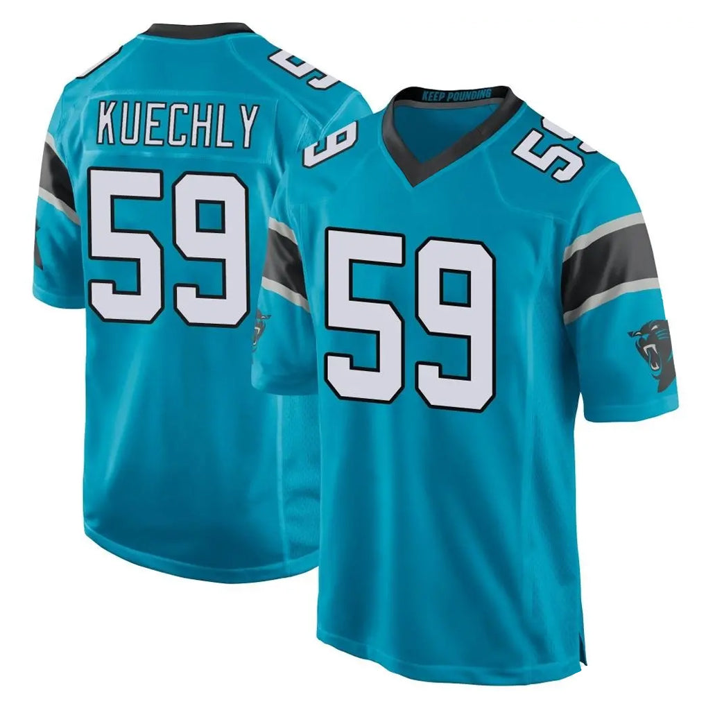 Pkot C.Panthers #59 Luke Kuechly Player Blue Game Stitched Jerseys