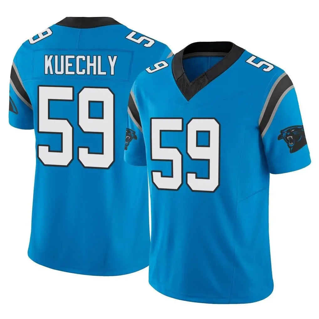 Pkot C.Panthers #59 Luke Kuechly Player Blue Vapor F.U.S.E. Limited Home Game Stitched Jerseys