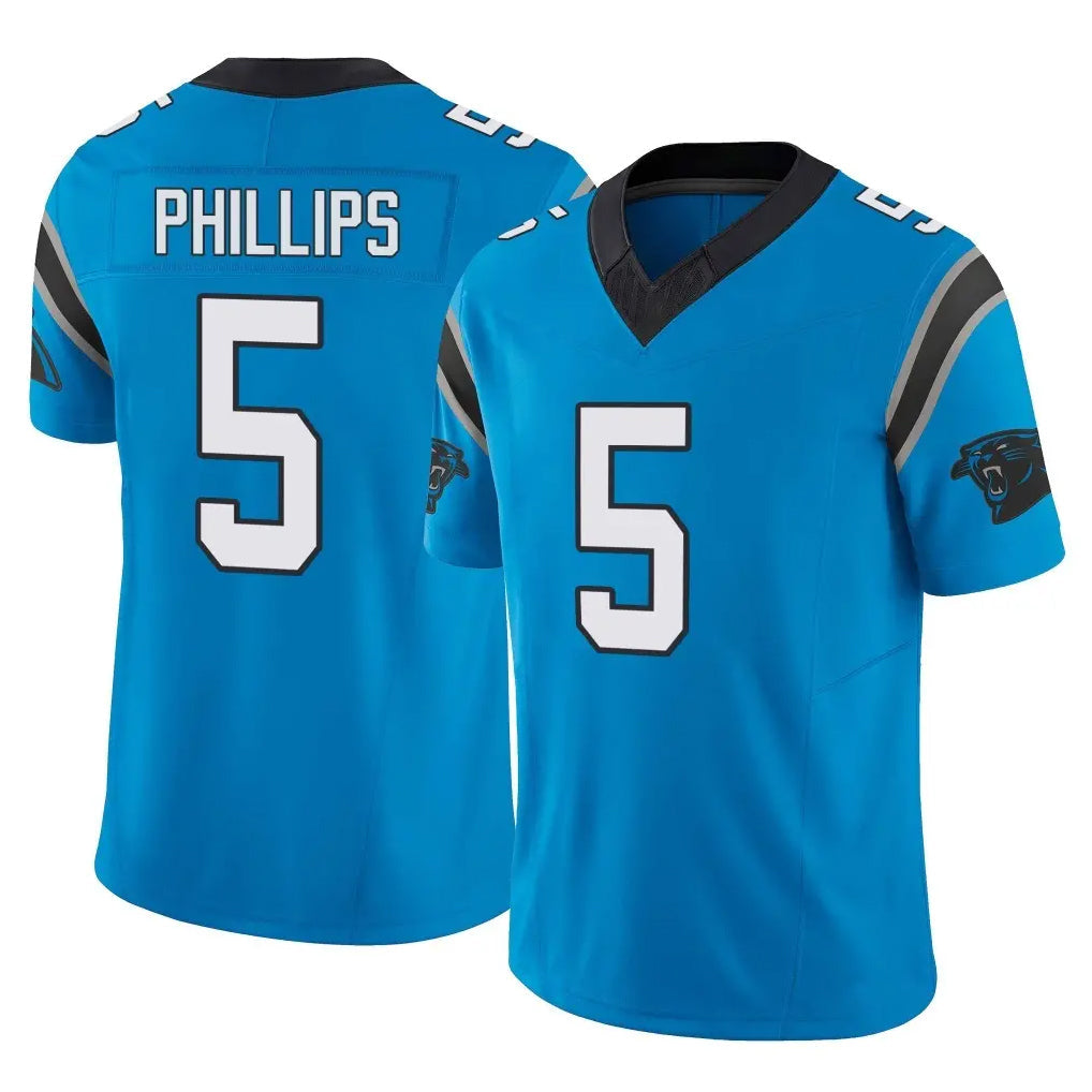 Pkot C.Panthers #5 Jaelan Phillips Player Blue Vapor F.U.S.E. Limited Home Game Stitched Jerseys