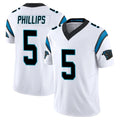 Pkot C.Panthers #5 Jaelan Phillips Player White Vapor F.U.S.E. Limited Home Game Stitched Jerseys