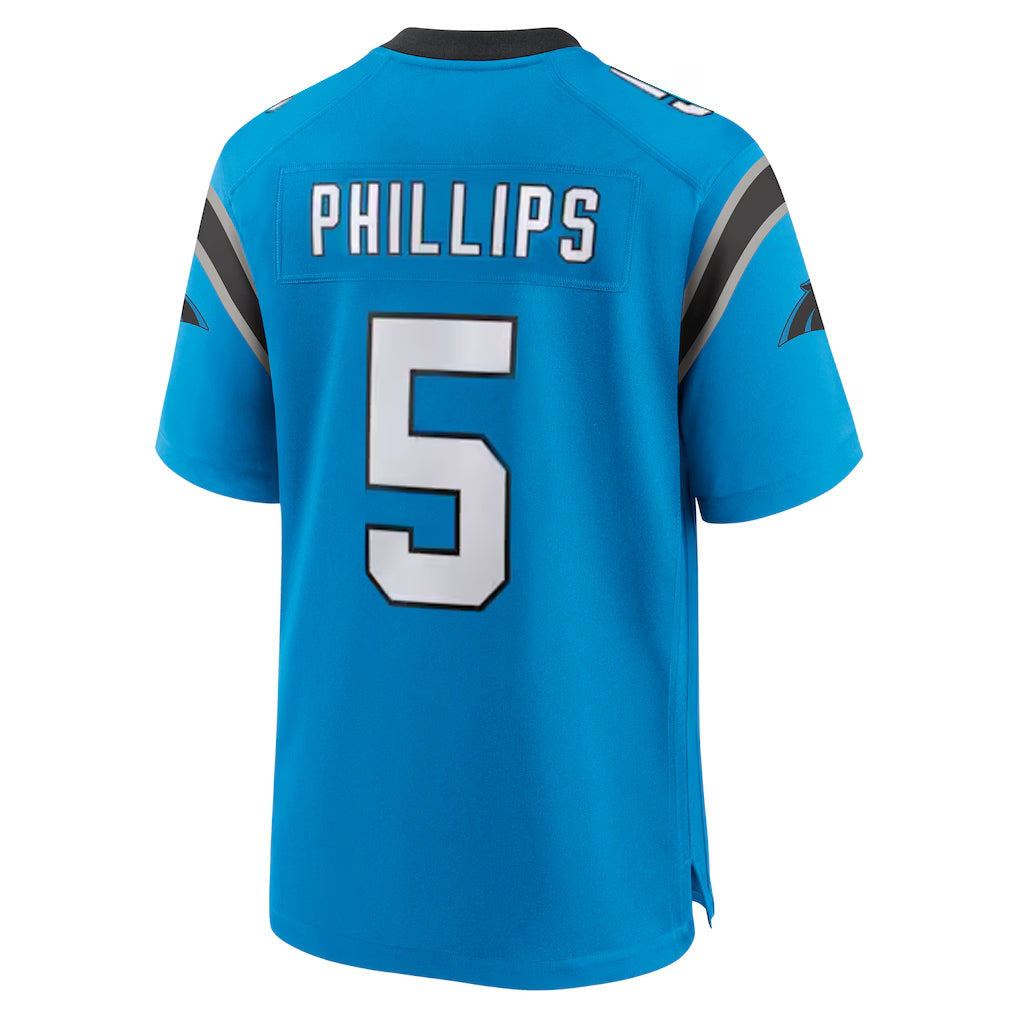 Pkot C.Panthers #5 Rico Dowdle Player Blue Home Game Stitched Jerseys