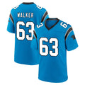 Pkot C.Panthers #63 Rasheed Walker Player Blue Home Game Stitched Jerseys