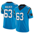 Pkot C.Panthers #63 Rasheed Walker Player Blue Vapor F.U.S.E. Limited Home Game Stitched Jerseys