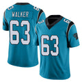 Pkot C.Panthers #63 Rasheed Walker Player Blue Vapor Untouchable Limited Game Stitched Jerseys