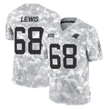 Pkot C.Panthers #68 Damien Lewis Player Arctic Camo Salute to Service Limited Game Stitched Jerseys