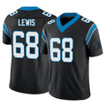 Pkot C.Panthers #68 Damien Lewis Player Black Vapor F.U.S.E. Limited Home Game Stitched Jerseys