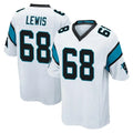 Pkot C.Panthers #68 Damien Lewis Player White Game Stitched Jerseys