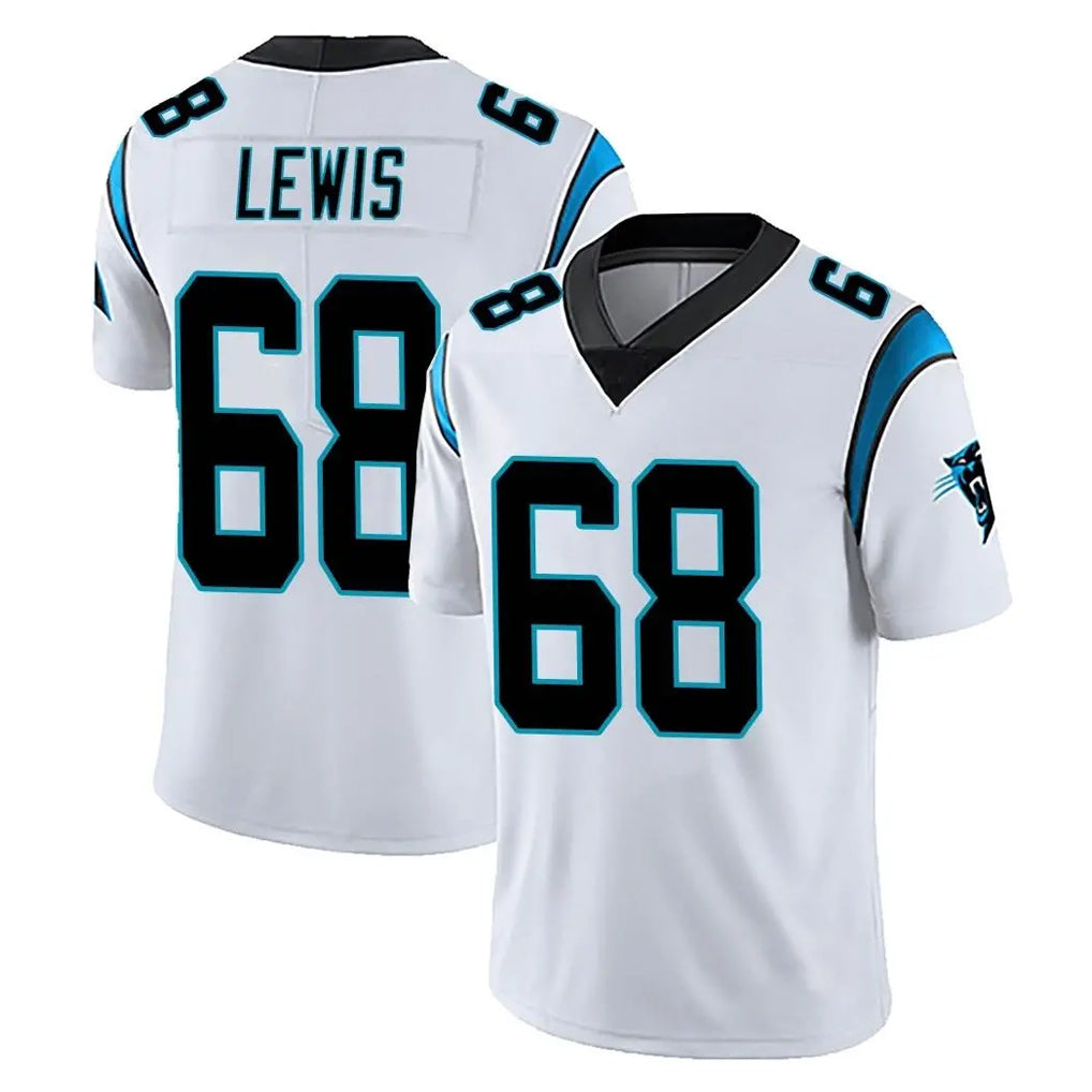 Pkot C.Panthers #68 Damien Lewis Player White Vapor Untouchable Limited Game Stitched Jerseys