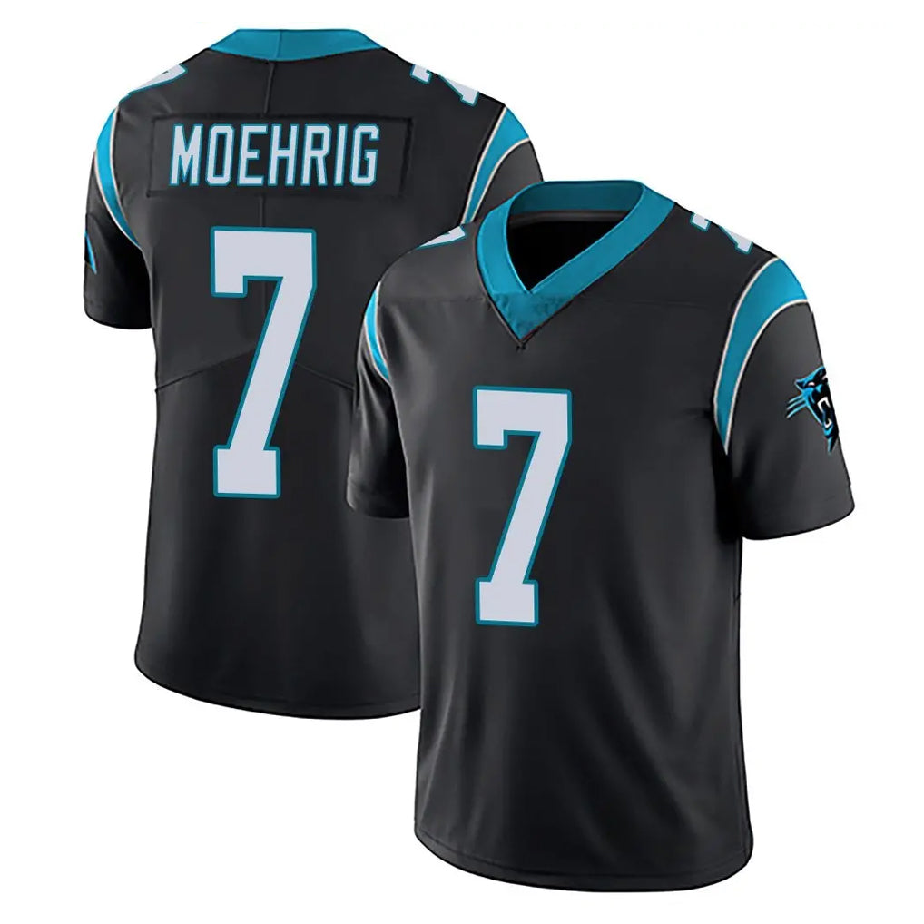 Pkot C.Panthers #7 Tre'von Moehrig Player Black Vapor Untouchable Limited Game Stitched Jerseys
