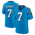 Pkot C.Panthers #7 Tre'von Moehrig Player Blue Home Game Stitched Jerseys