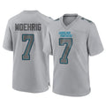 Pkot C.Panthers #7 Tre'von Moehrig Player Gray Atmosphere Fashion Game Stitched Jerseys
