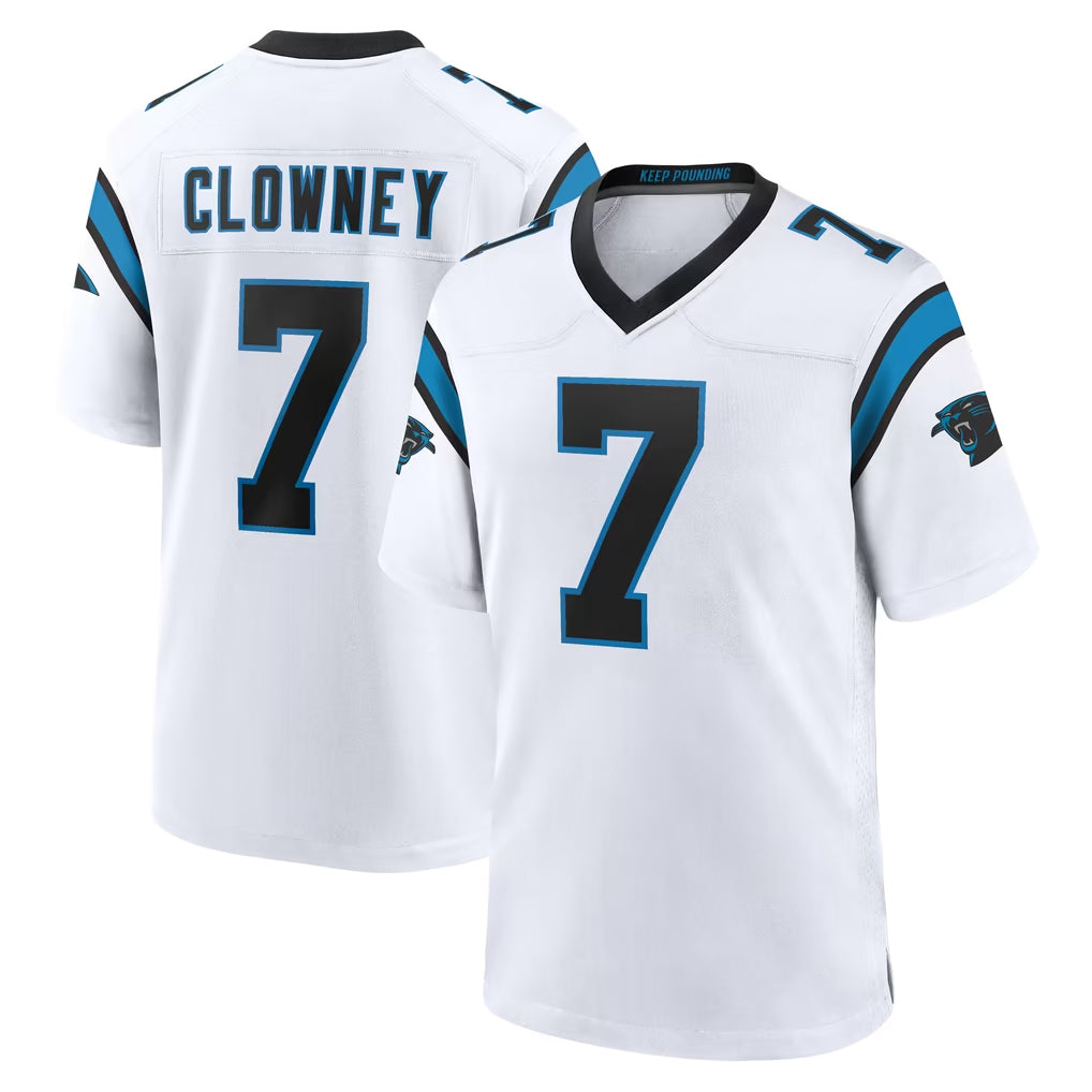Pkot C.Panthers #7 Tre'von Moehrig Player White Home Game Stitched Jerseys