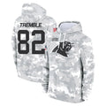 Pkot C.Panthers #82 Tommy Tremble Player Arctic Camo Salute to Service Pullover Hoodies Limited Game Stitched Jerseys