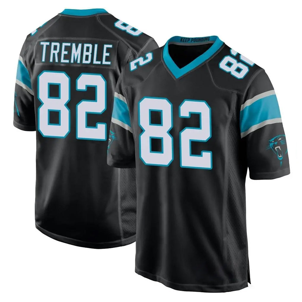 Pkot C.Panthers #82 Tommy Tremble Player Black Game Stitched Jerseys