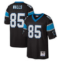 Pkot C.Panthers #85 Wesley Walls Player Black Mitchell & Ness Legacy Replica Stitched Jerseys