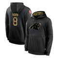 Pkot C.Panthers #8 Jaycee Horn Player Black Salute to Service Pullover Hoodies Limited Game Stitched Jerseys