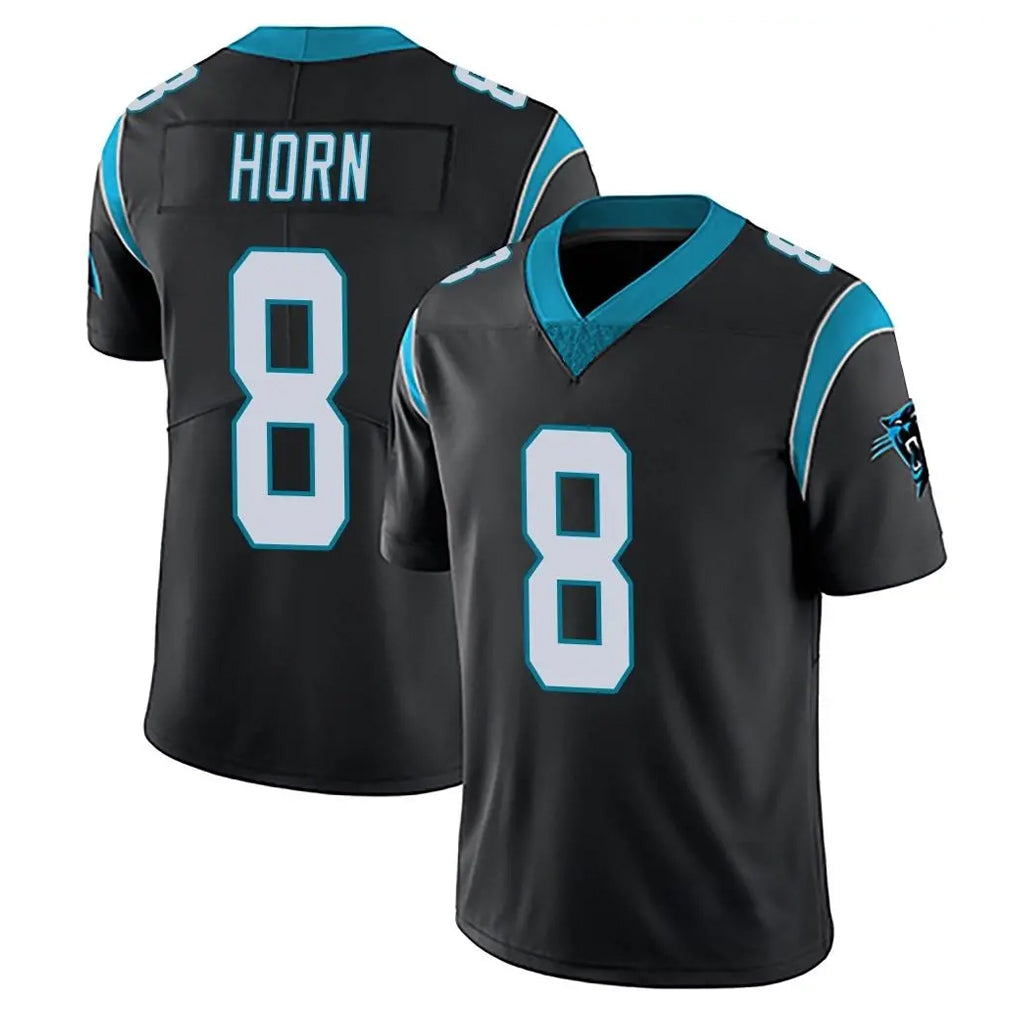 Pkot C.Panthers #8 Jaycee Horn Player Black Vapor Untouchable Limited Game Stitched Jerseys