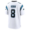 Pkot C.Panthers #8 Jaycee Horn Player White Home Game Stitched Jerseys