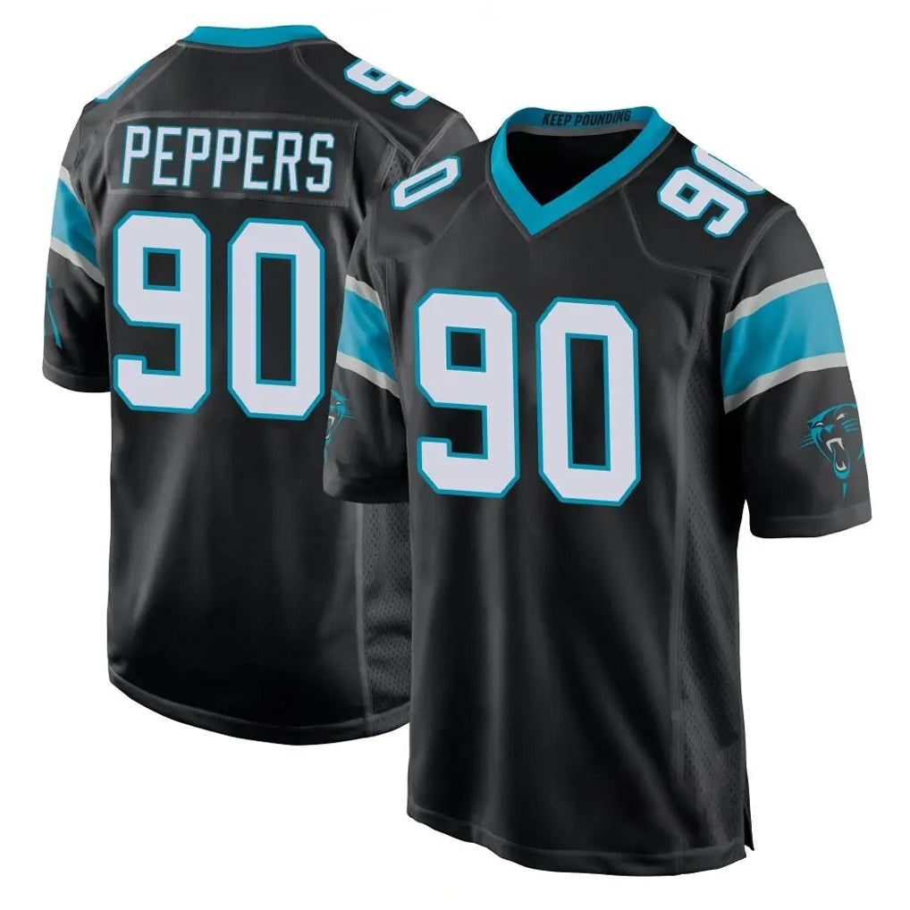Pkot C.Panthers #90 Julius Peppers Player Black Game Stitched Jerseys